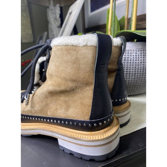 Rag & Bone Compass Camel Leather Booties 36 - Picture 9 of 16